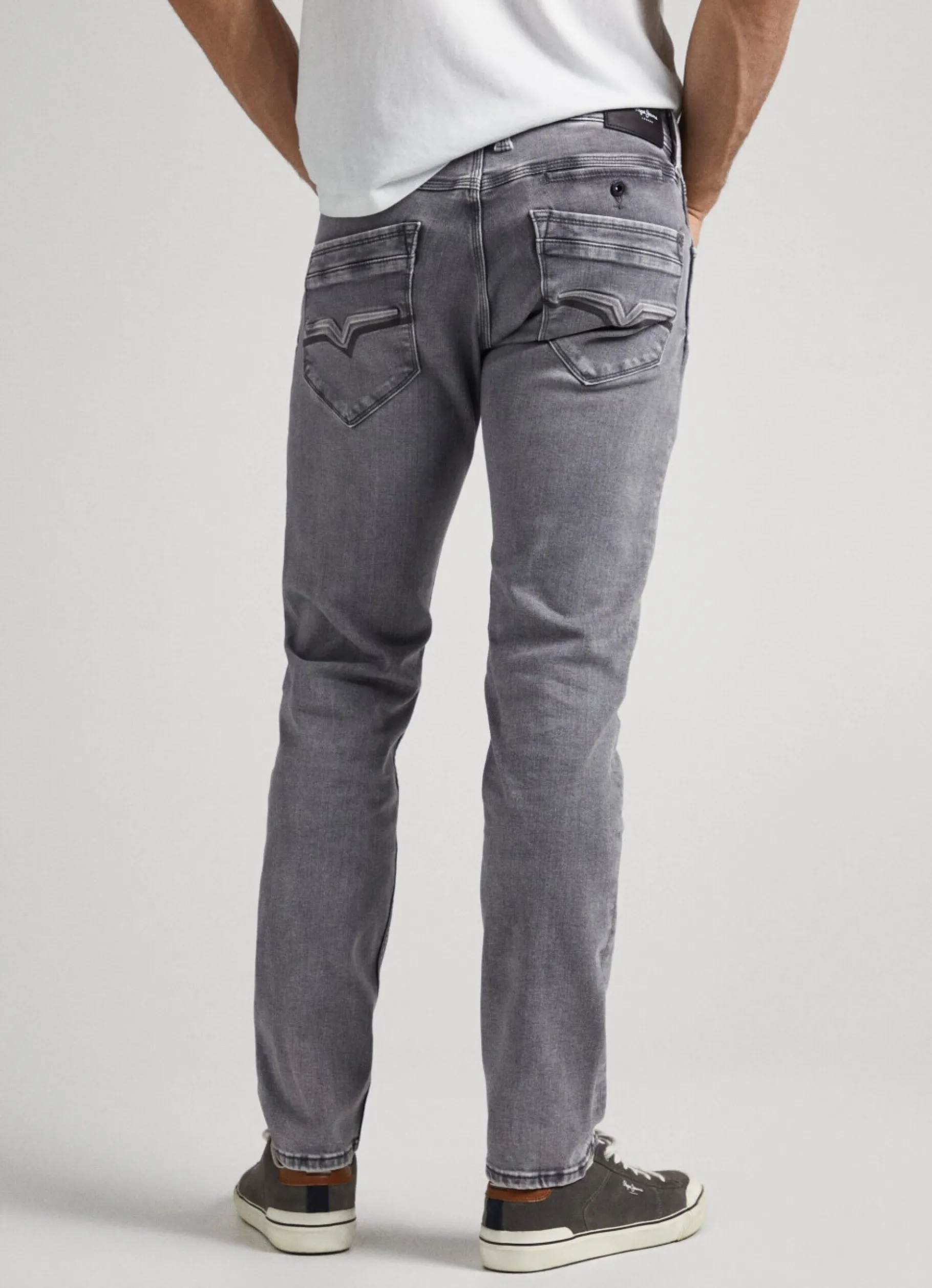Men Pepe Jeans Spike Regular Fit Mid-Rise Jeans