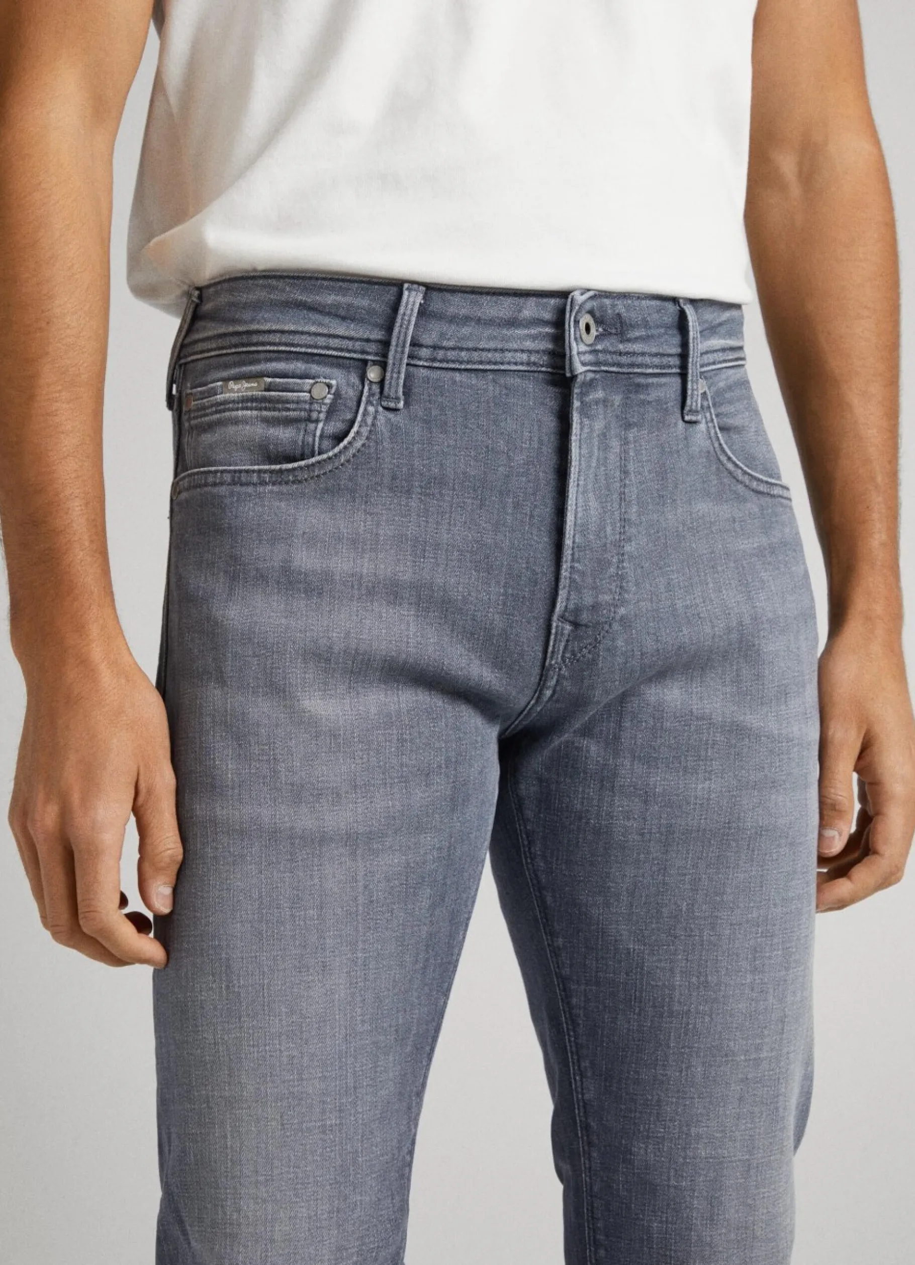 Men Pepe Jeans Spike Regular Fit Mid-Rise Jeans
