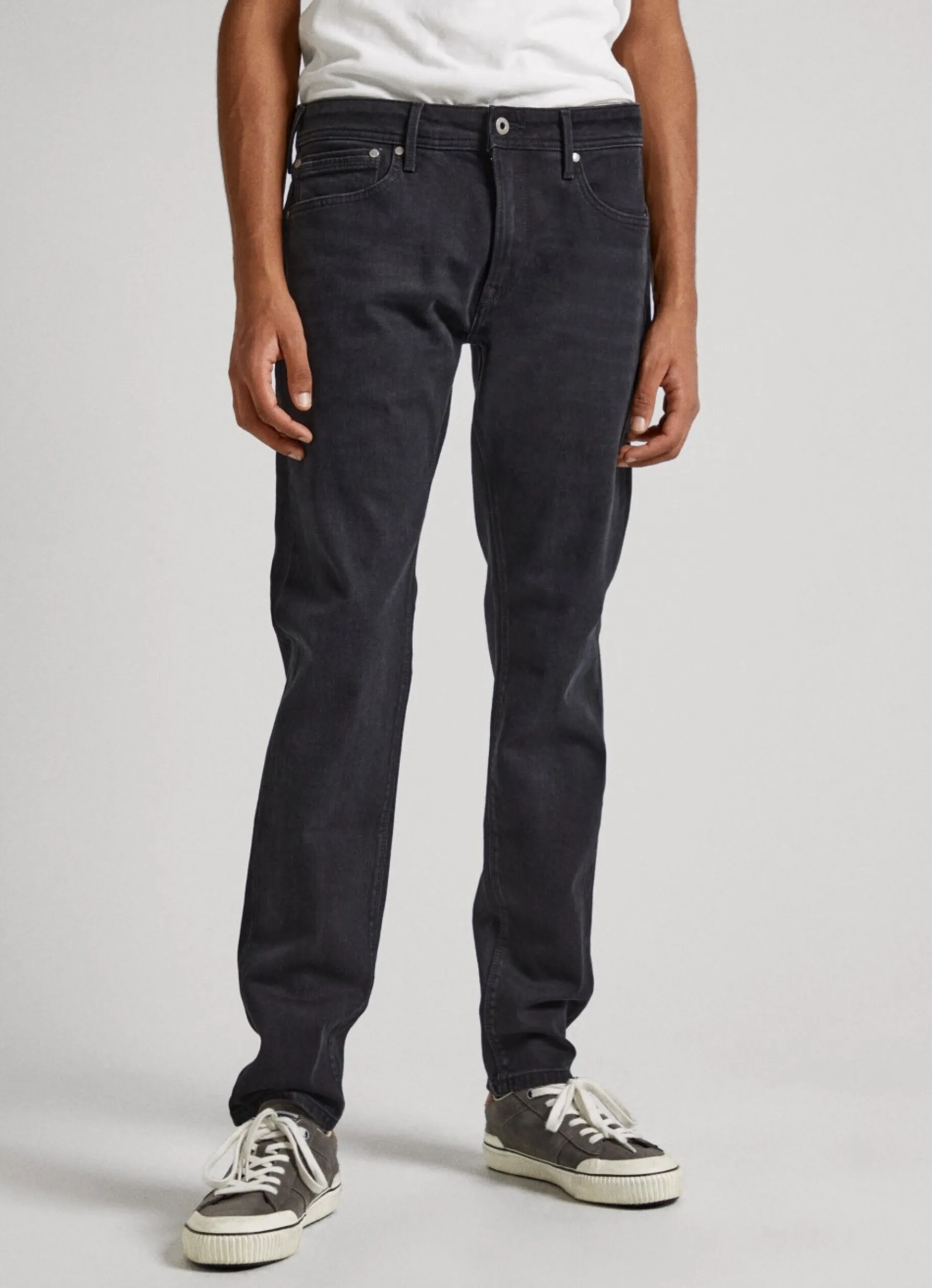 Men Pepe Jeans Stanley Fit Mid-Rise Jeans