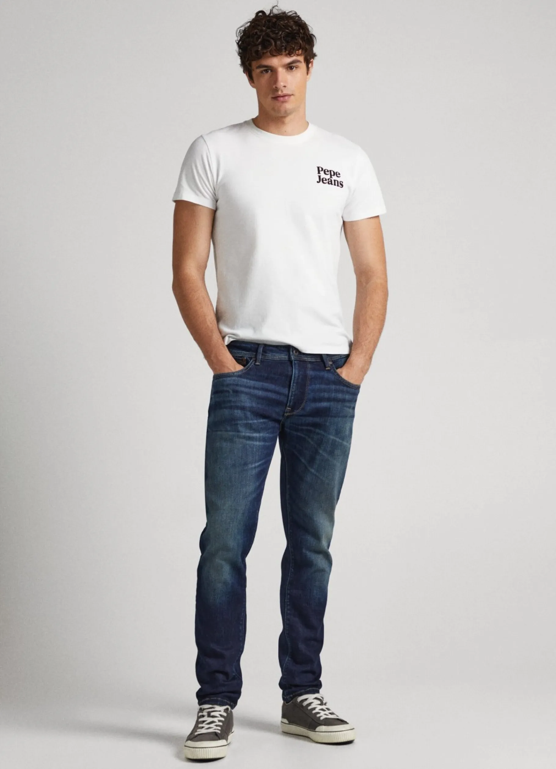 Men Pepe Jeans Stanley Fit Mid-Rise Jeans