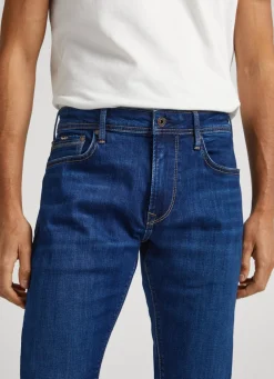 Men Pepe Jeans Stanley Fit Mid-Rise Jeans