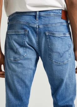 Men Pepe Jeans Stanley Fit Mid-Rise Jeans