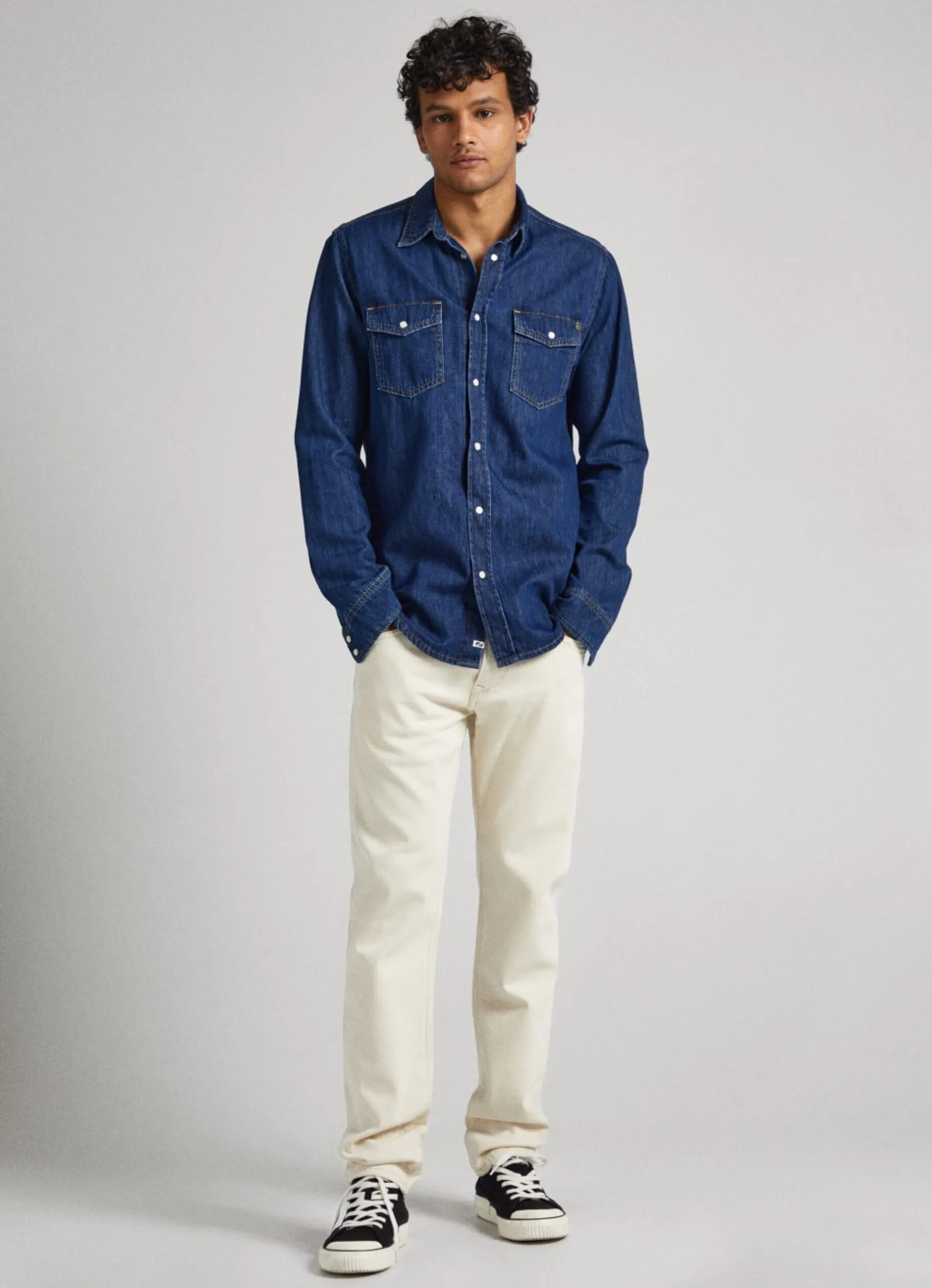Men Pepe Jeans Stanley Fit Mid-Rise Jeans