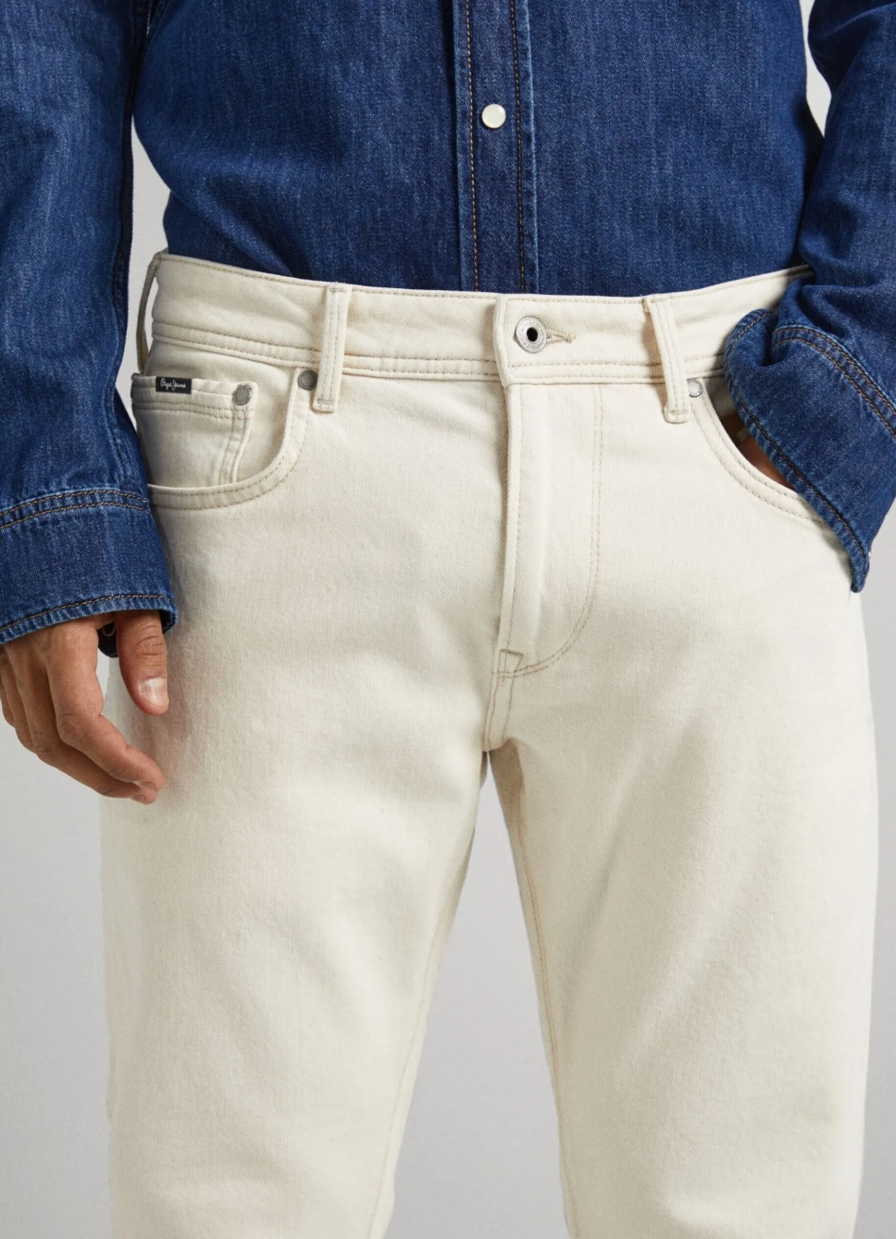 Men Pepe Jeans Stanley Fit Mid-Rise Jeans