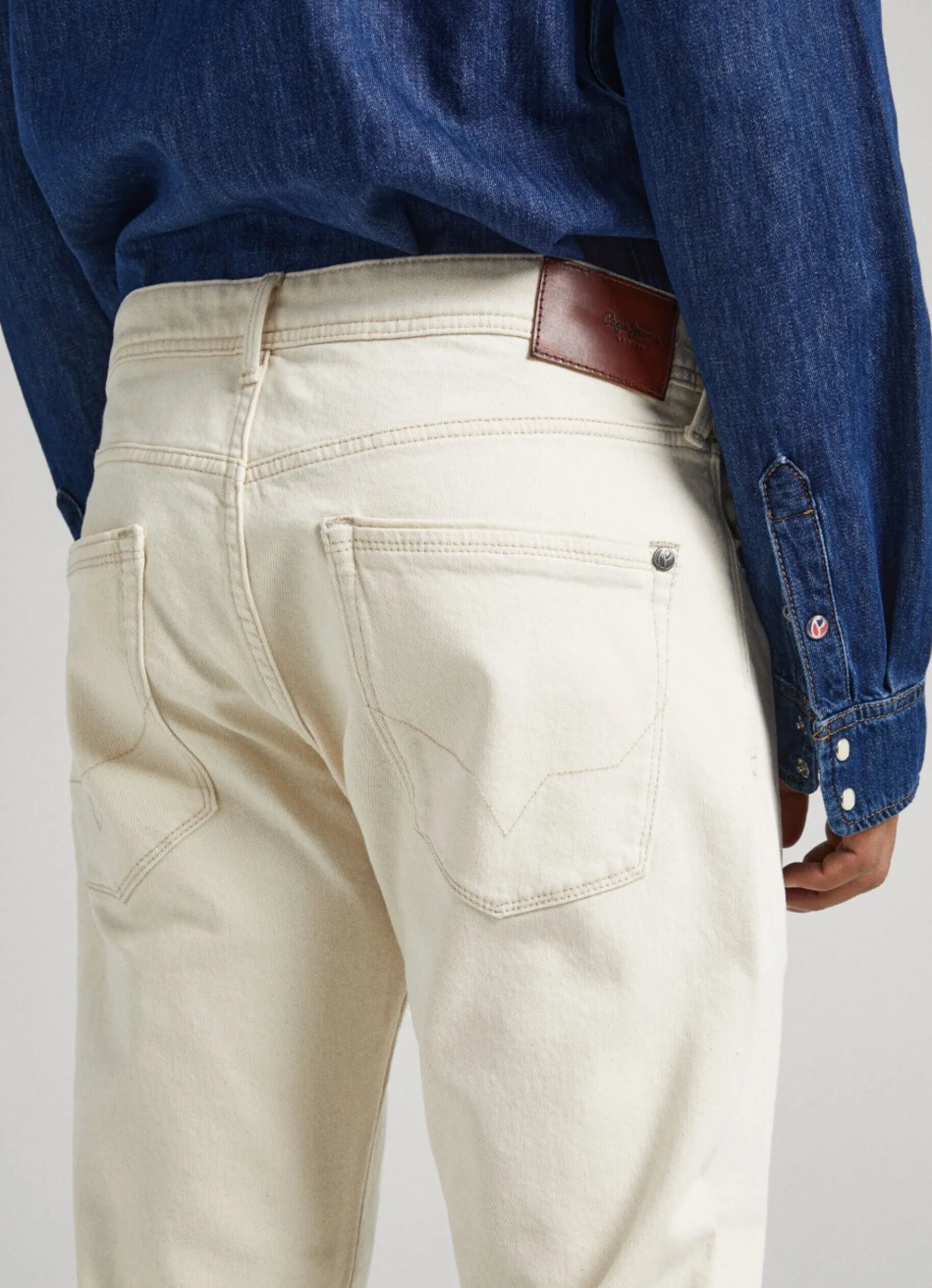 Men Pepe Jeans Stanley Fit Mid-Rise Jeans
