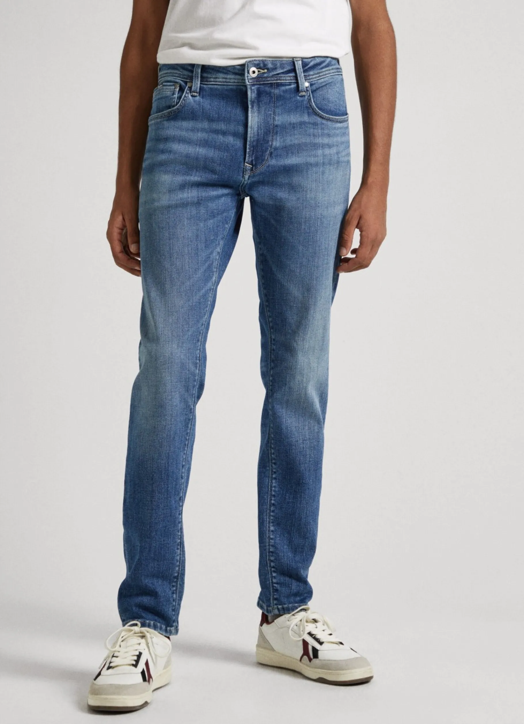 Men Pepe Jeans Stanley Fit Mid-Rise Jeans