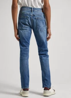 Men Pepe Jeans Stanley Fit Mid-Rise Jeans