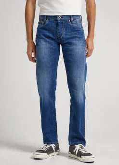 Men Pepe Jeans Stanley Fit Mid-Rise Jeans