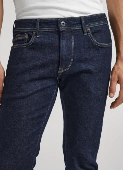 Men Pepe Jeans Stanley Fit Mid-Rise Jeans