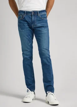Men Pepe Jeans Stanley Fit Mid-Rise Jeans