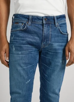 Men Pepe Jeans Stanley Fit Mid-Rise Jeans