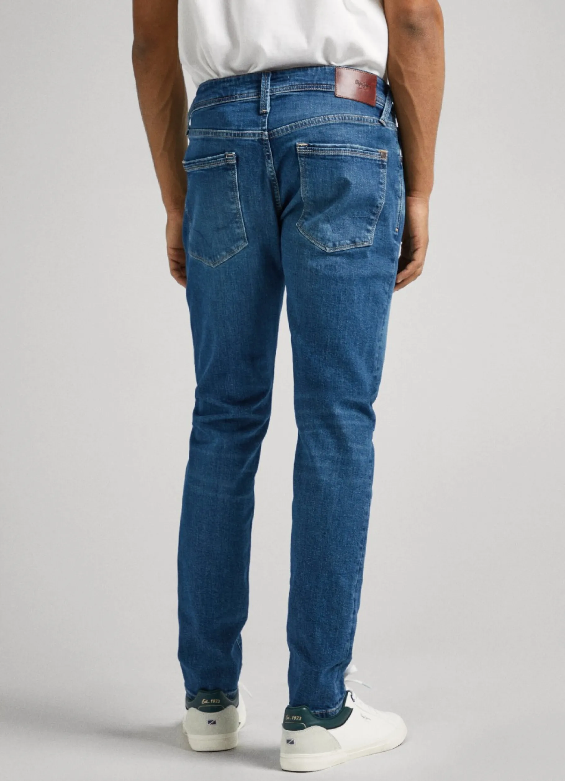 Men Pepe Jeans Stanley Fit Mid-Rise Jeans