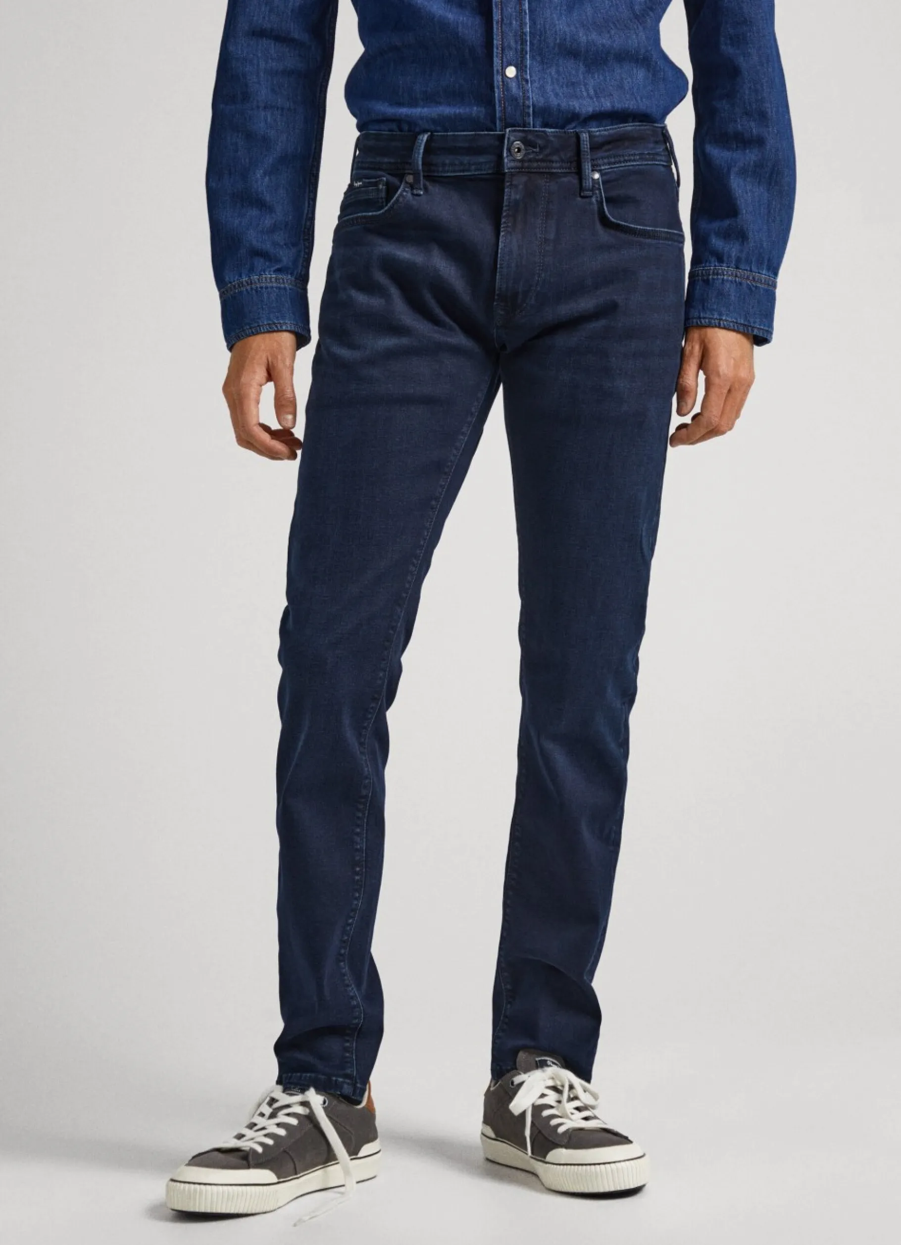 Men Pepe Jeans Stanley Regular Fit Mid-Rise Jeans
