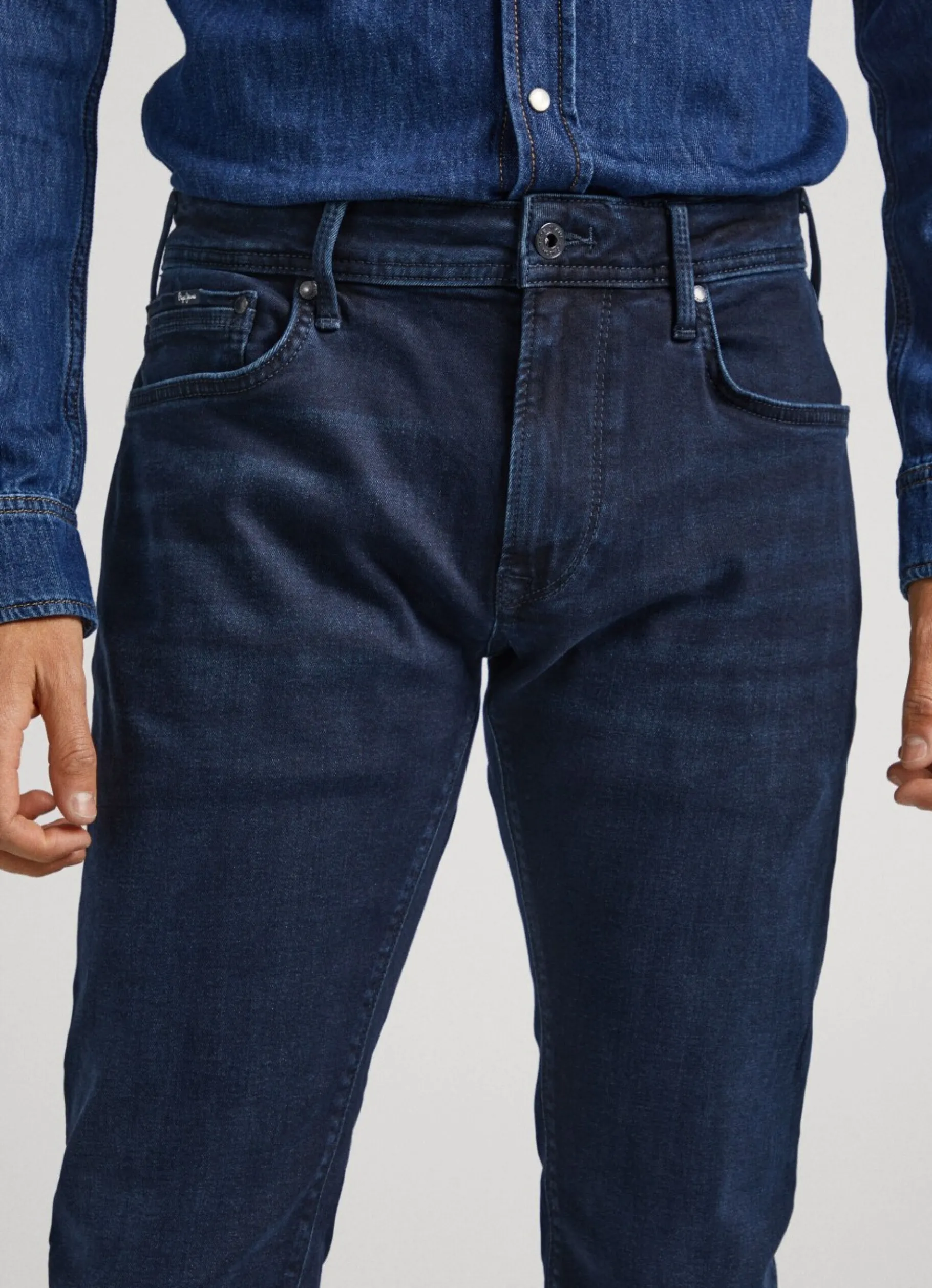 Men Pepe Jeans Stanley Regular Fit Mid-Rise Jeans