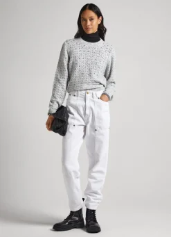Women Pepe Jeans Strass Detail Knit