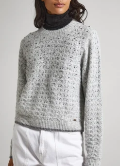 Women Pepe Jeans Strass Detail Knit