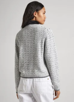 Women Pepe Jeans Strass Detail Knit