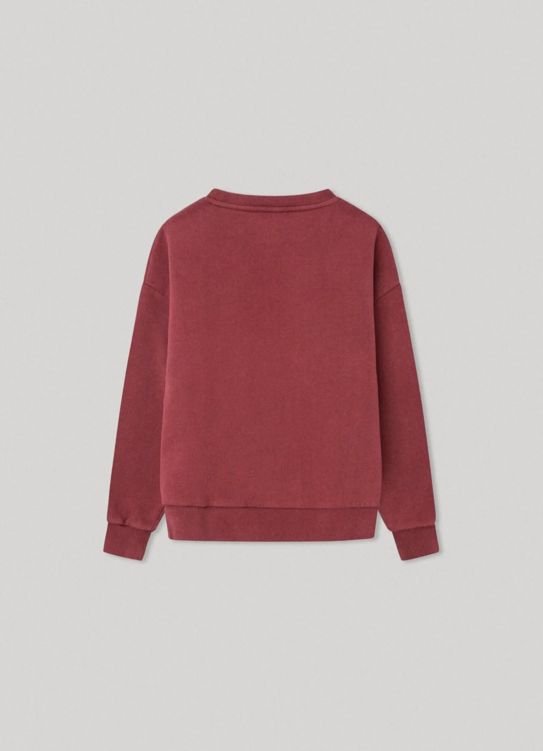 Girl Pepe Jeans Strass Logo Cotton Sweatshirt