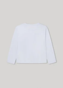Girl Pepe Jeans Strass Logo T-Shirt
