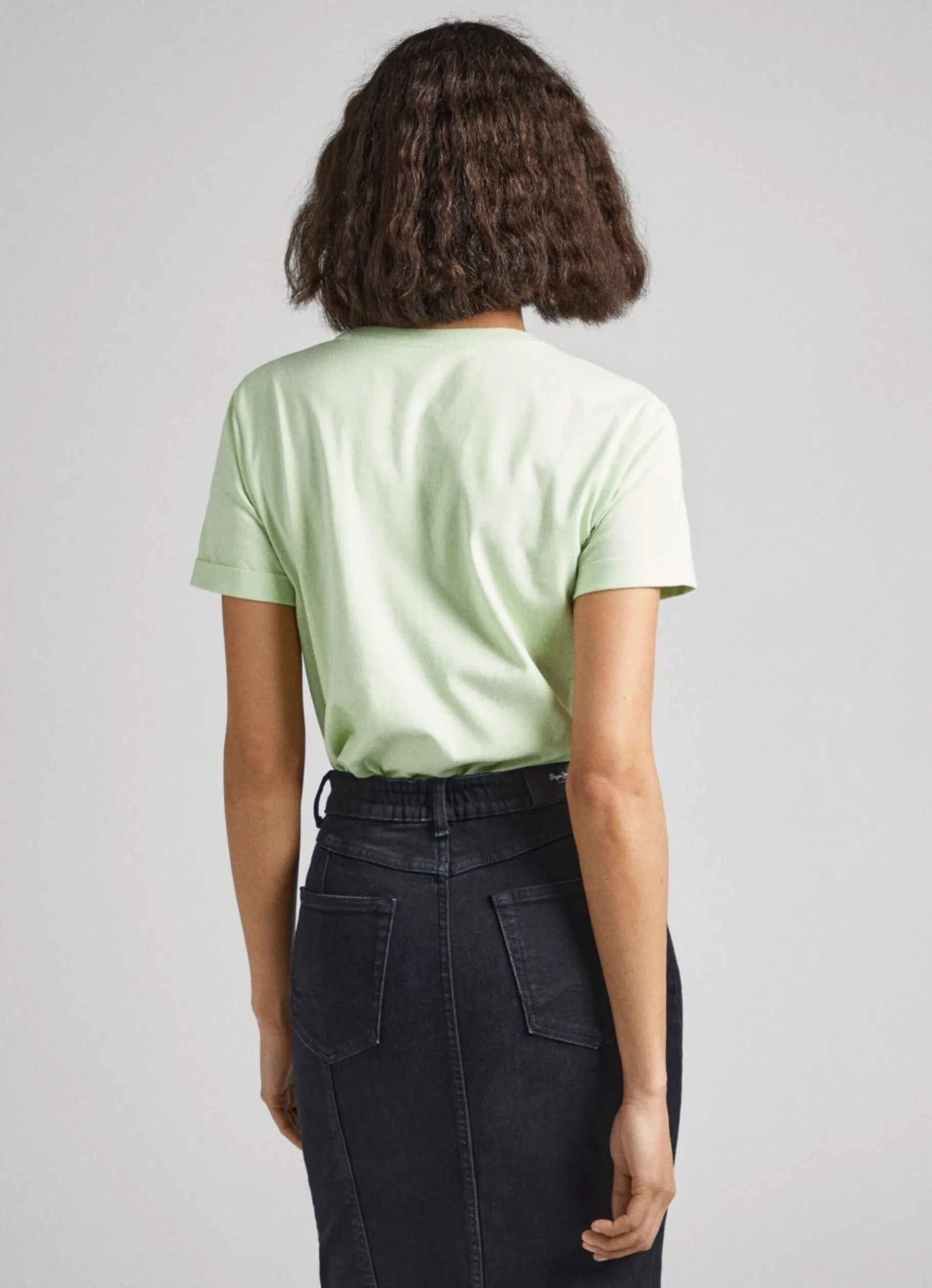 Women Pepe Jeans Strass Logo T-Shirt