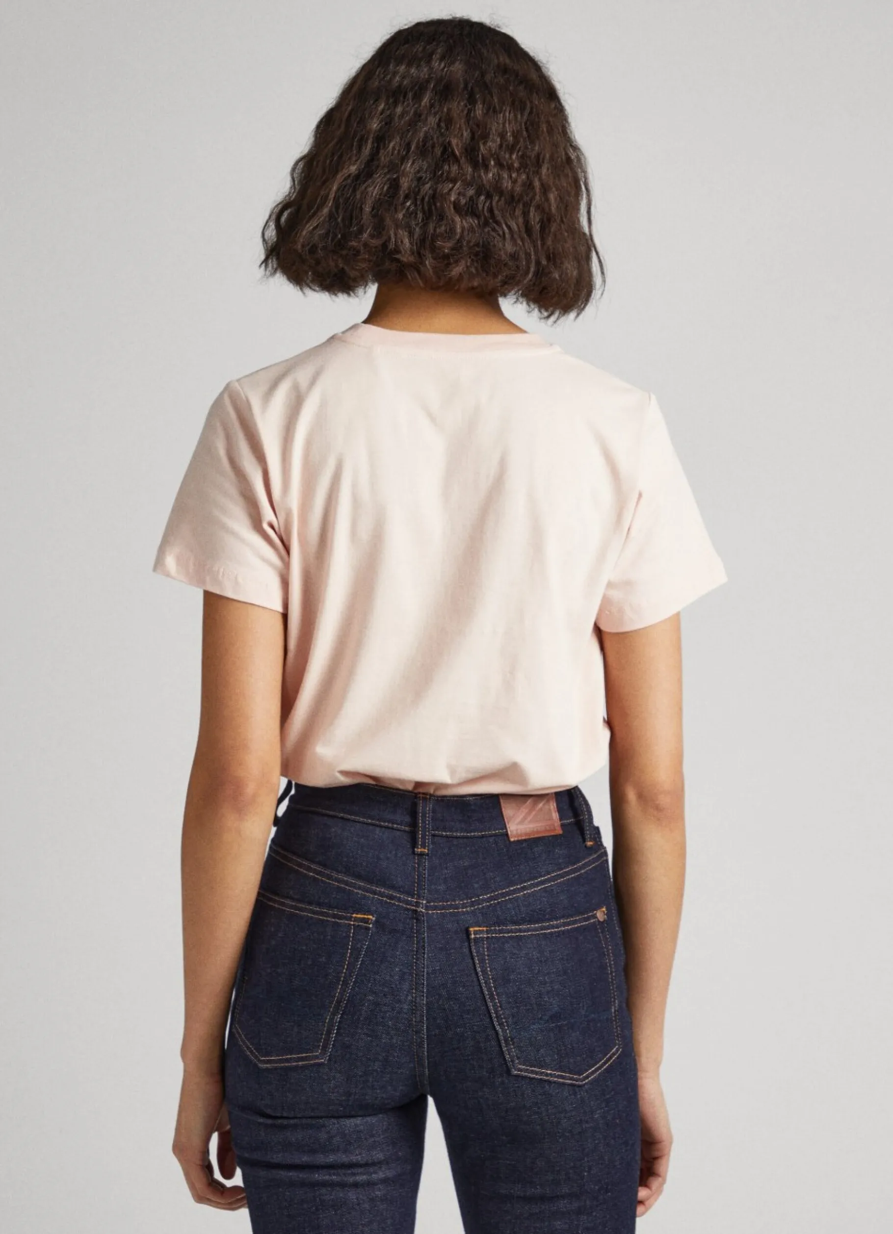 Women Pepe Jeans Strass Logo T-Shirt