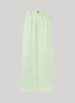 Women Pepe Jeans Stretch Twill Palazzo Trousers