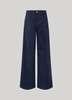 Women Pepe Jeans Stretch Twill Palazzo Trousers