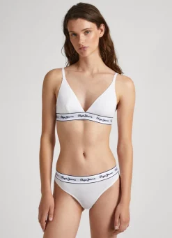 Women Pepe Jeans Stretchy Cotton Bra