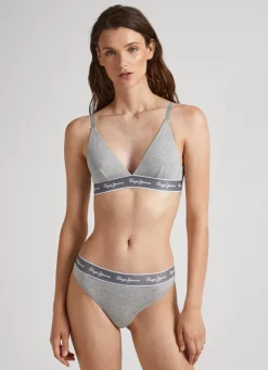 Women Pepe Jeans Stretchy Cotton Bra