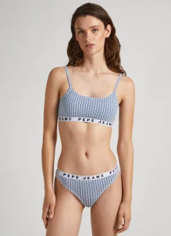 Women Pepe Jeans String Bralette With Logo