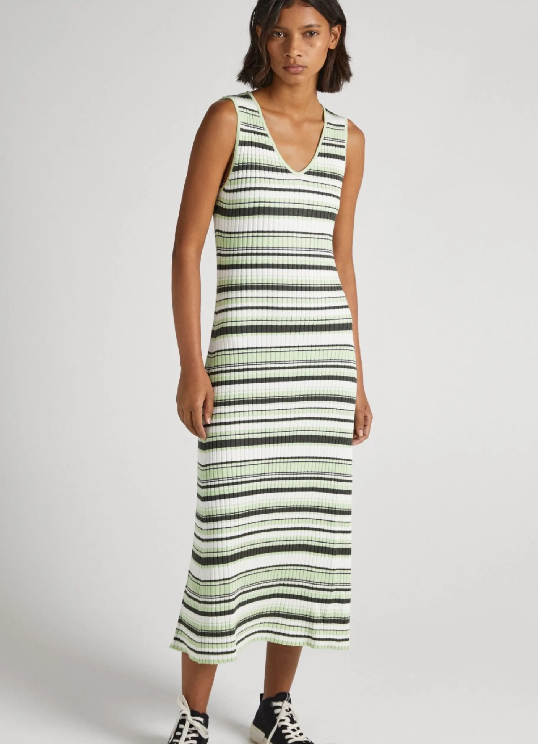 Women Pepe Jeans Stripe Print Dress