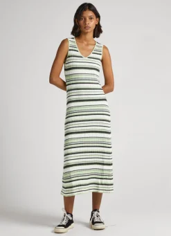 Women Pepe Jeans Stripe Print Dress