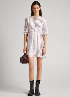 Women Pepe Jeans Stripe Print Dress