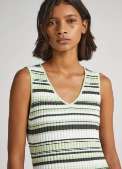 Women Pepe Jeans Stripe Print Dress