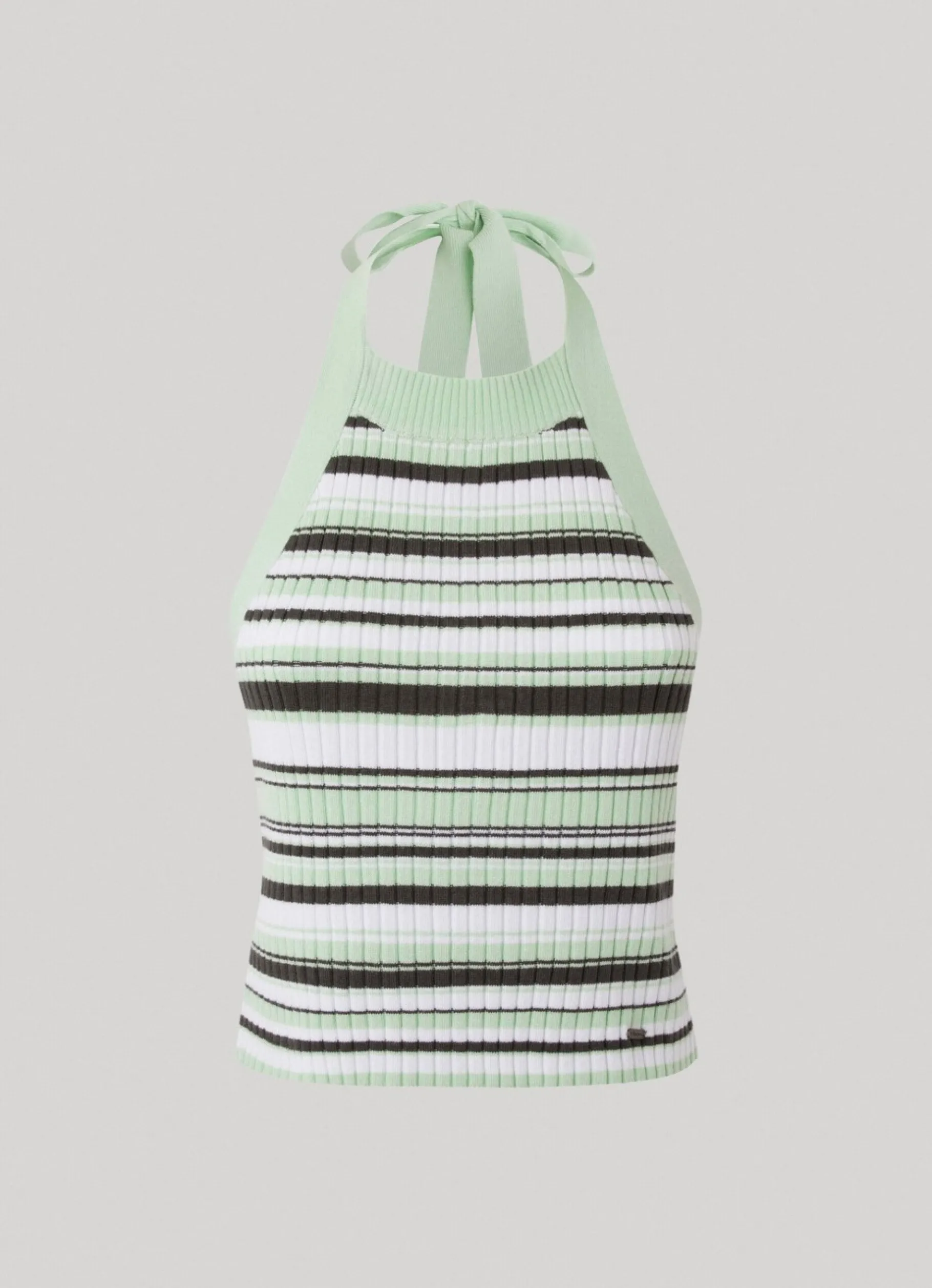 Women Pepe Jeans Stripe Print Halter Top