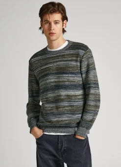 Men Pepe Jeans Stripe Print Knit