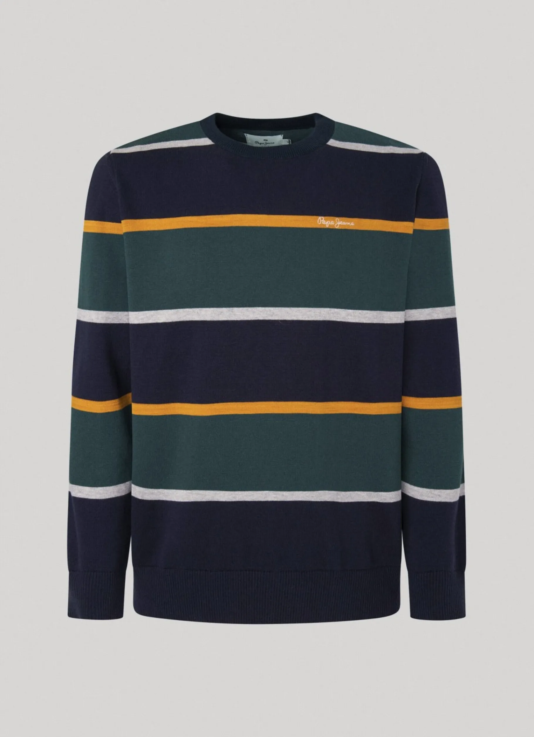 Men Pepe Jeans Striped Cotton Sweatshirt