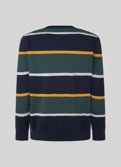 Men Pepe Jeans Striped Cotton Sweatshirt