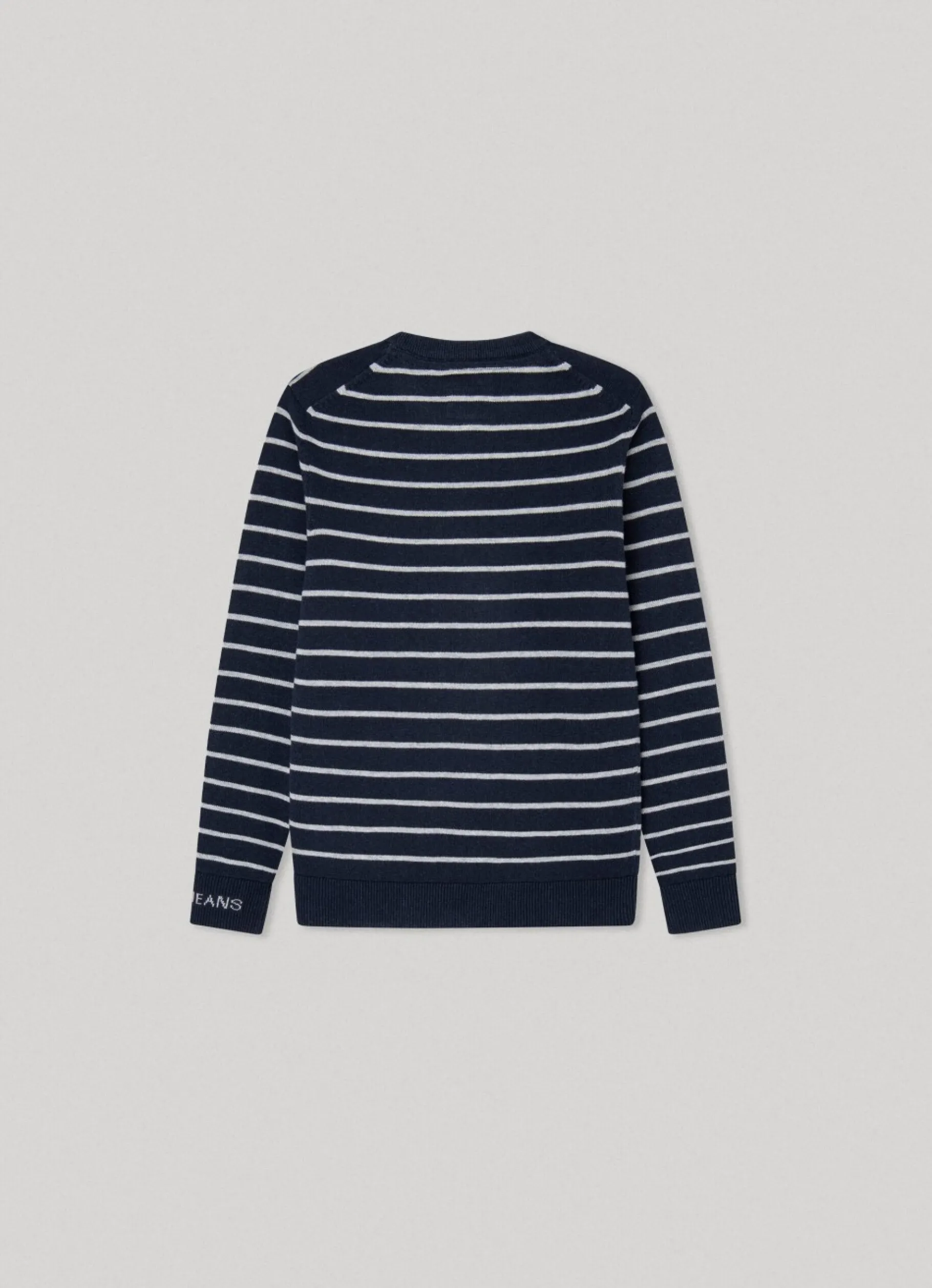 Boy Pepe Jeans Striped Cotton Sweatshirt