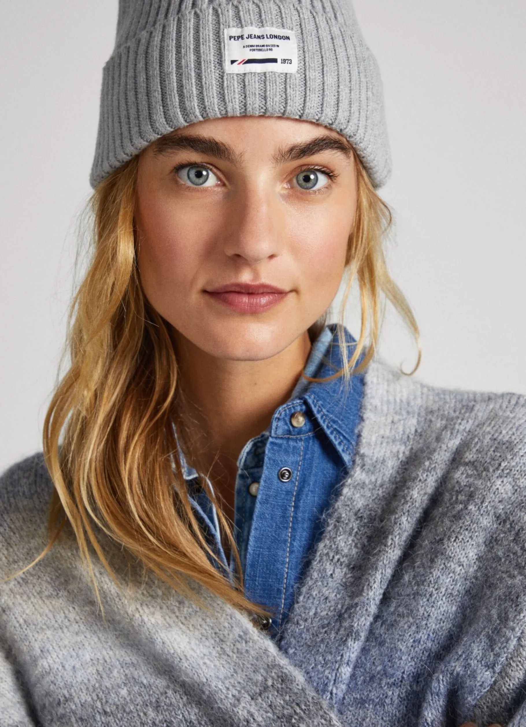 Women Pepe Jeans Striped Melange Cardigan