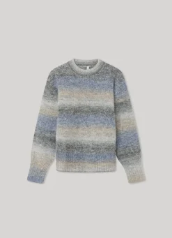 Girl Pepe Jeans Striped Melange Knit
