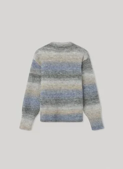 Girl Pepe Jeans Striped Melange Knit