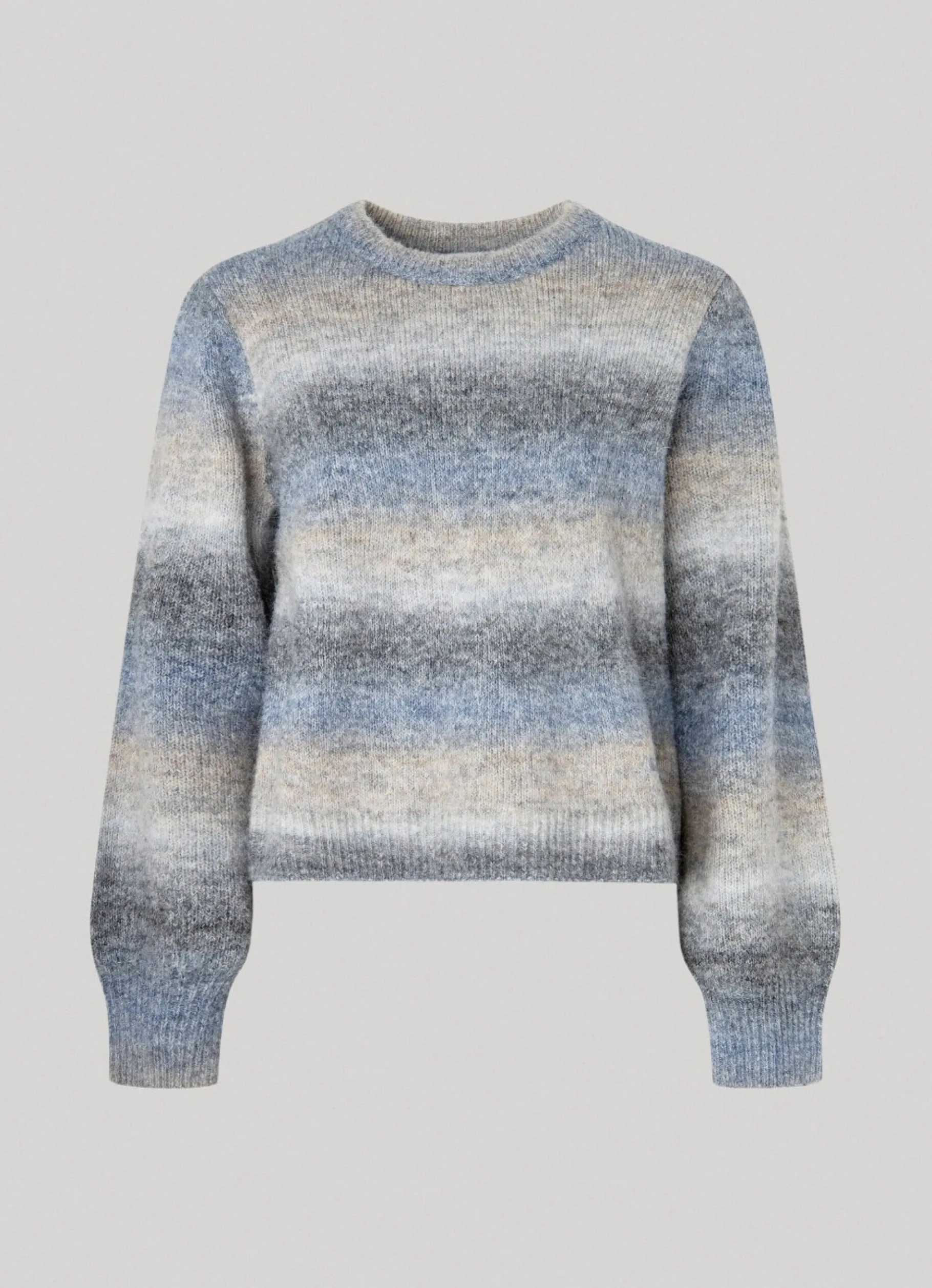 Women Pepe Jeans Striped Melange Knit