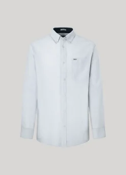 Men Pepe Jeans Striped Oxford Shirt