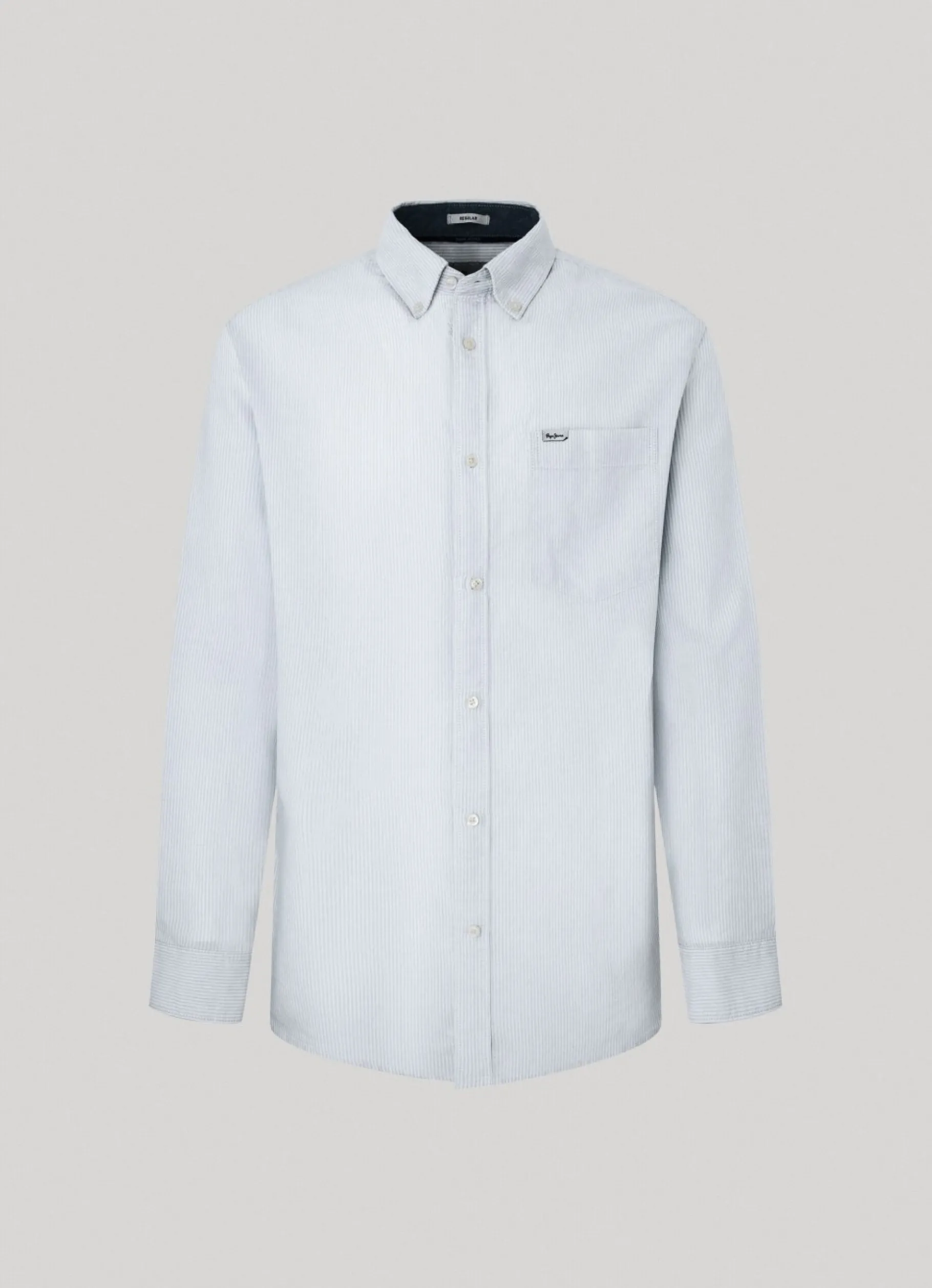 Men Pepe Jeans Striped Oxford Shirt