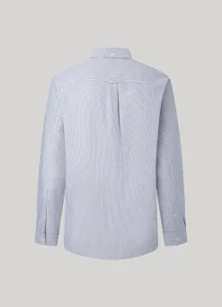 Men Pepe Jeans Striped Oxford Shirt