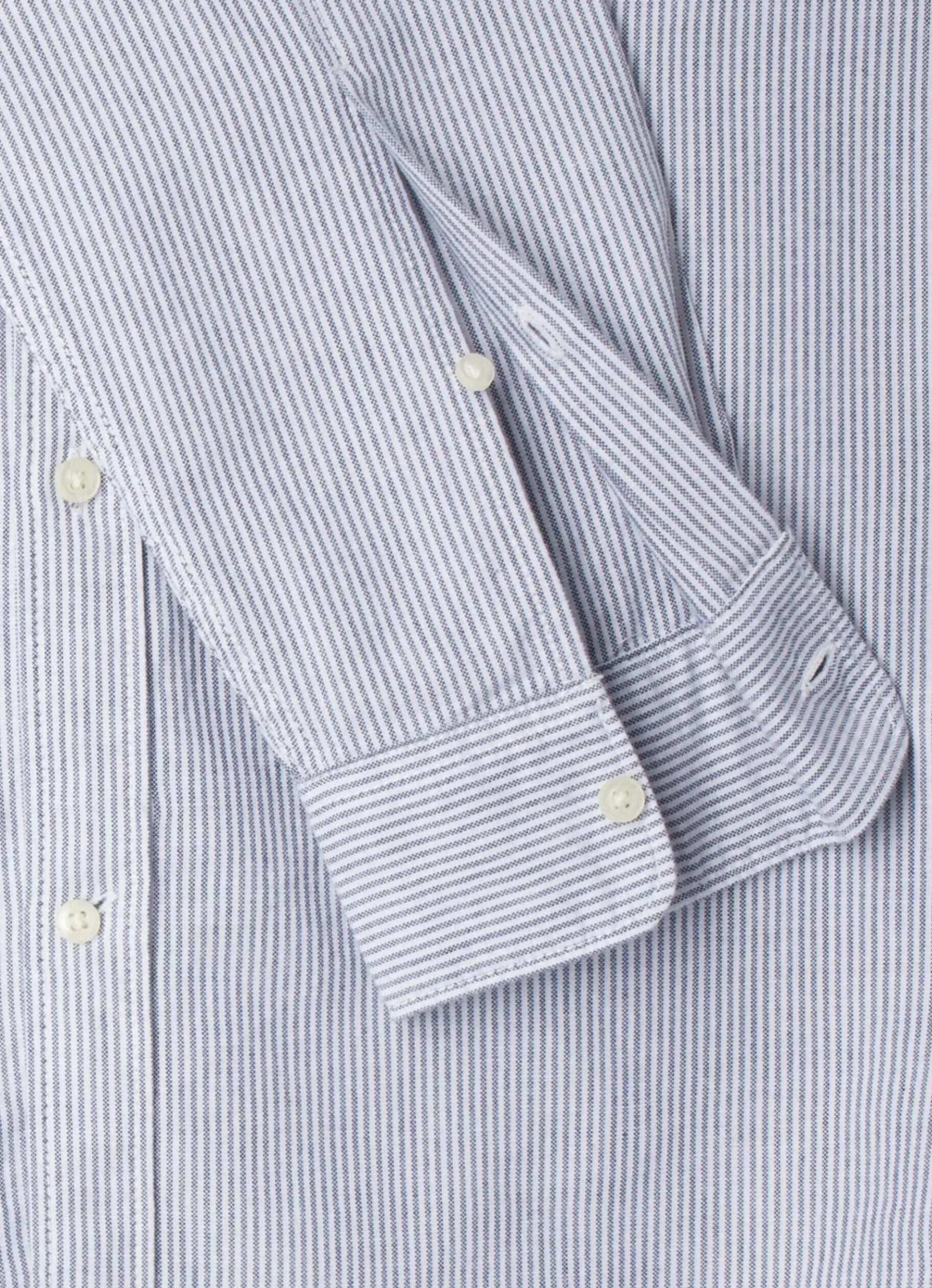 Men Pepe Jeans Striped Oxford Shirt