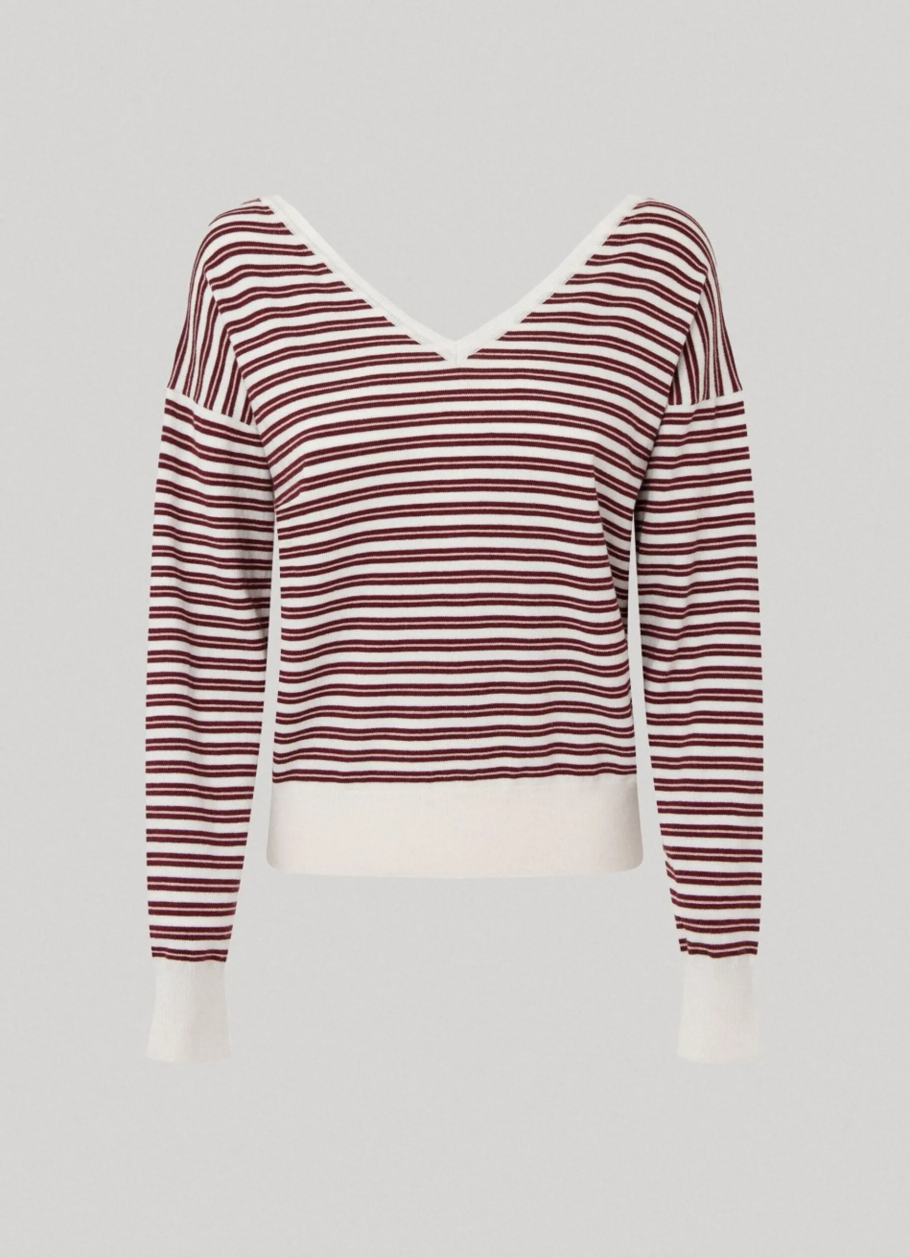 Women Pepe Jeans Striped Pima Cotton Jumper
