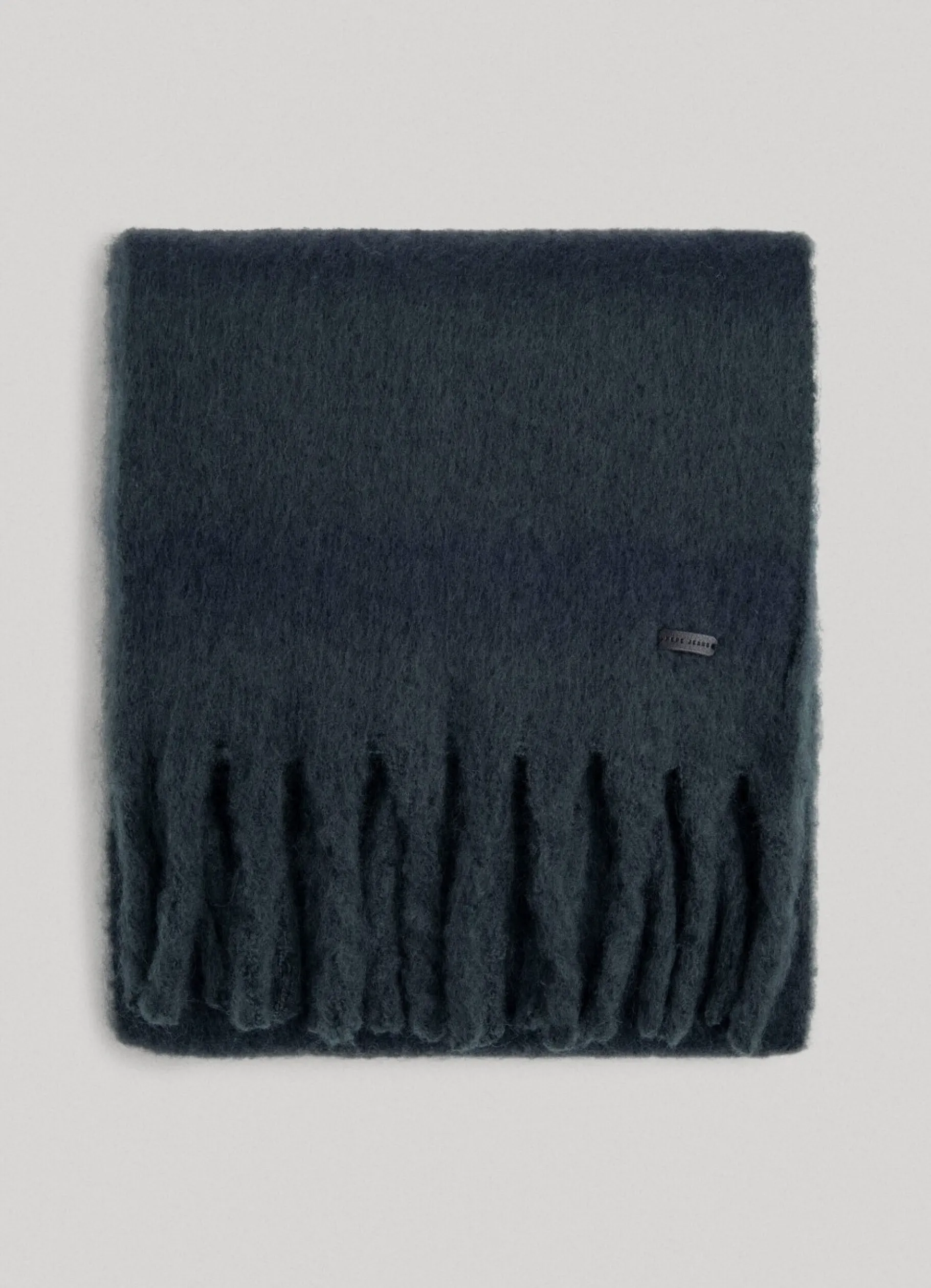 Women Pepe Jeans Striped Plush Scarf