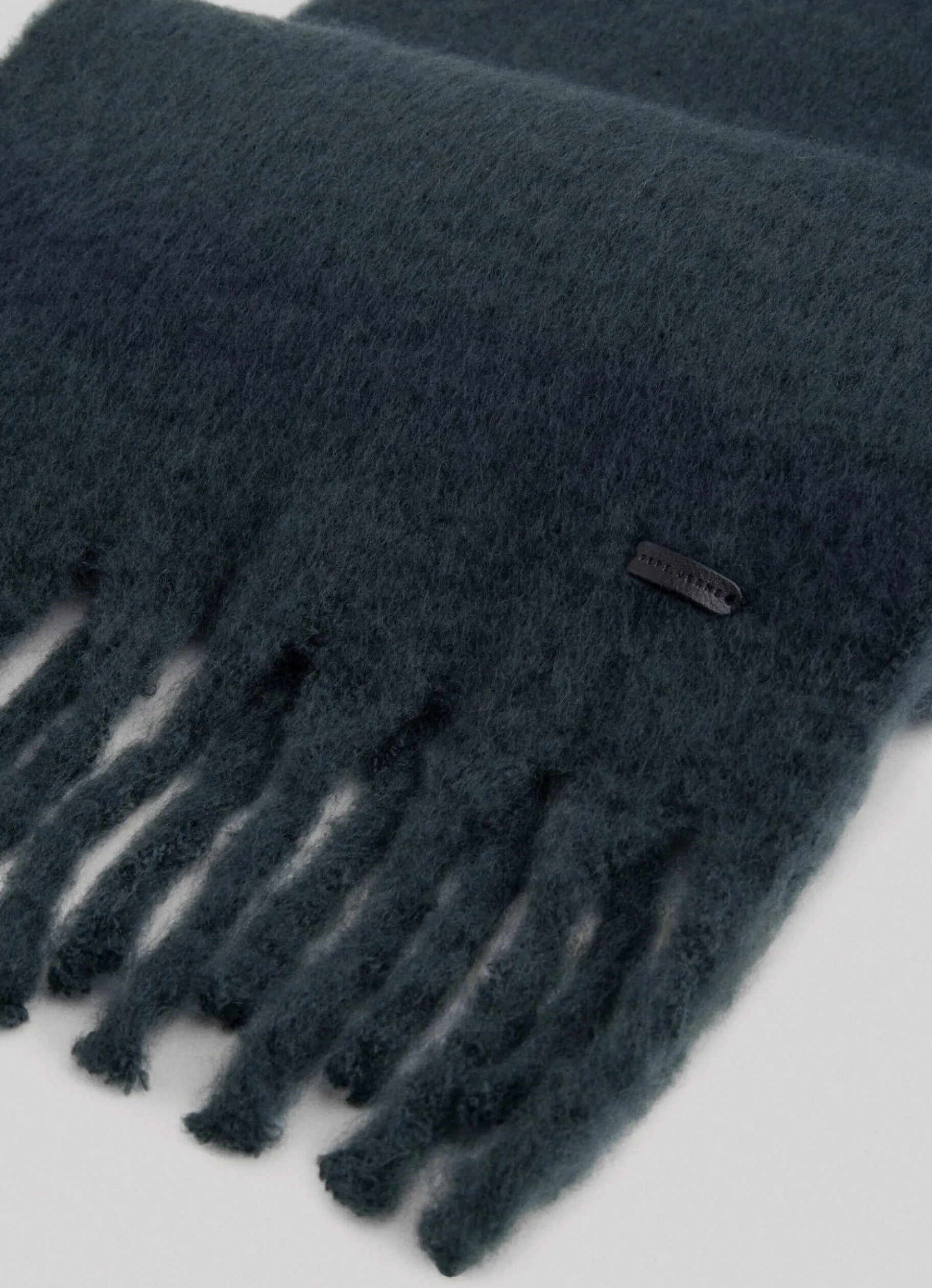 Women Pepe Jeans Striped Plush Scarf